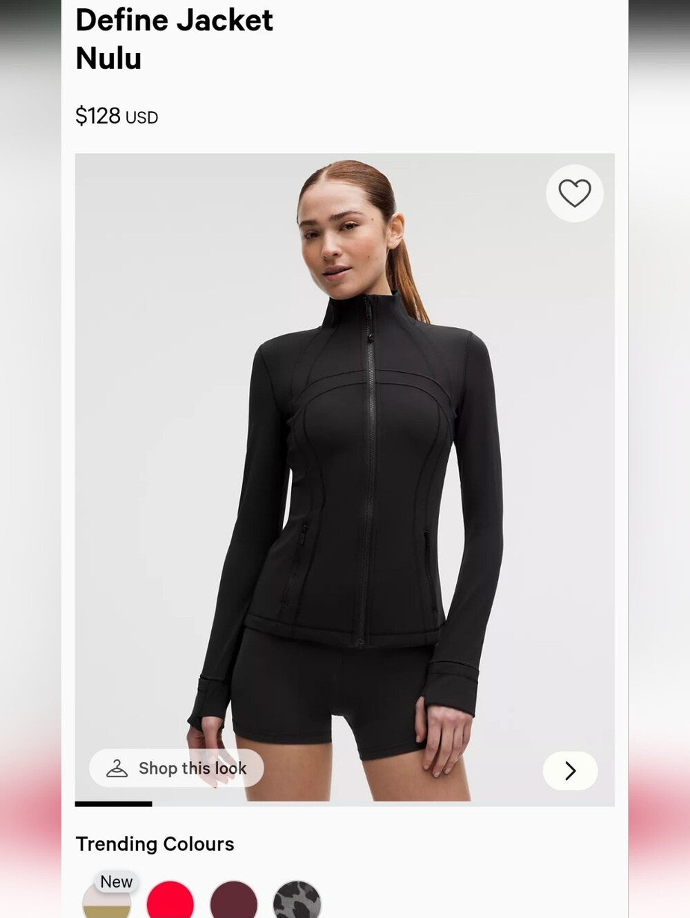 LuluLemon NWT BLACK AND GOLD NULU JACKET